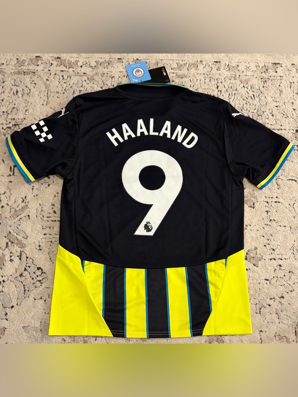 Puma Authentic 2024/2025 Manchester City Erling Haaland 775086-02 Jersey Men’s M